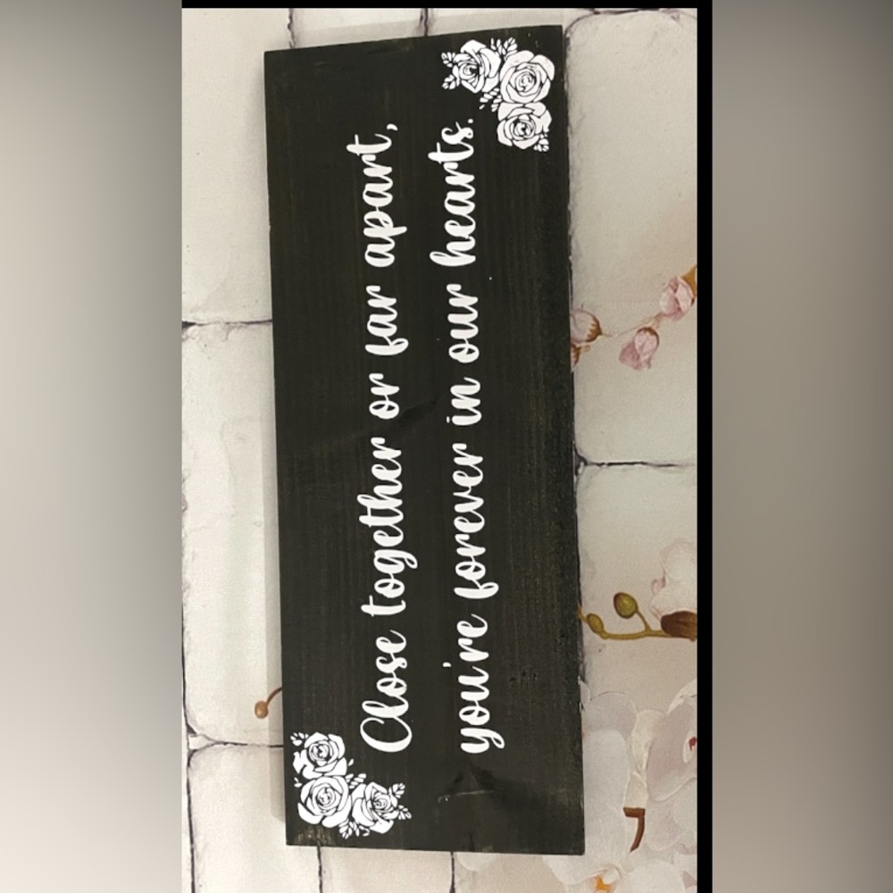 Wall art sign